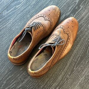Ted Baker Tan Leather Brogue Oxfords